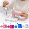 Portable Yarn Spool Organizer Box Multi-Functional Yarn Holder Spinner with Phone Stand