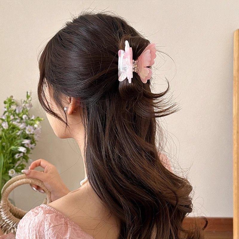 Милые принцессы ацетат двухслойные заколки-бабочки для волос милые заколки для девочек головные уборы заколки для волос аксессуары для волос