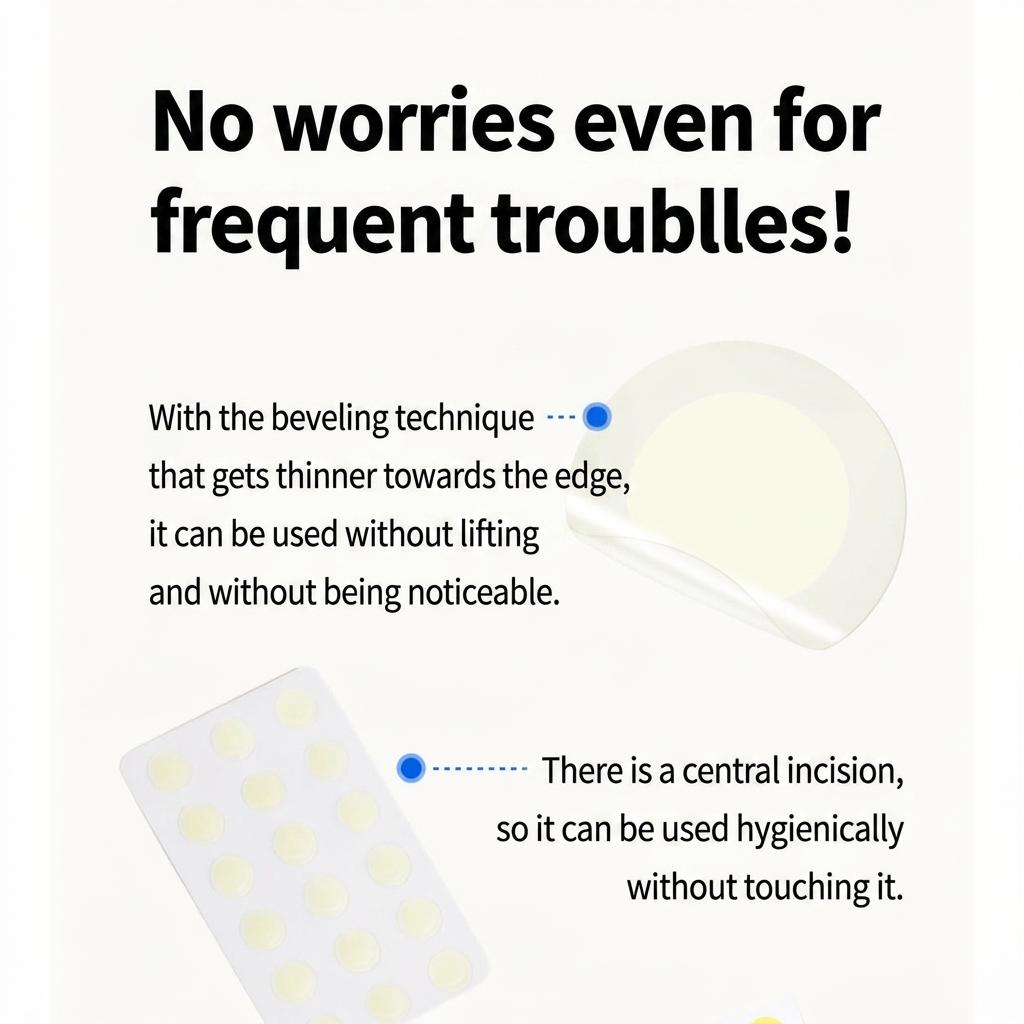 [TIA'M] Official Surprise H Patch 72 Sheets (4-Pack Bundle) - [K-BEAUTY] Invisible Hydrocolloid Acne Patches & Blemish Care