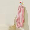 1 Pair Housework Gloves Elastic Textured Cuffs Prevent Water Backflow Cleaning Gloves Grease Removing Gloves