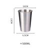 Stainless Steel Beer Mug Coffee Tea Wine Milk Tumbler Portable Travel Office Water Cup Drinkware Kitchen Drinking Mug Bar Supply