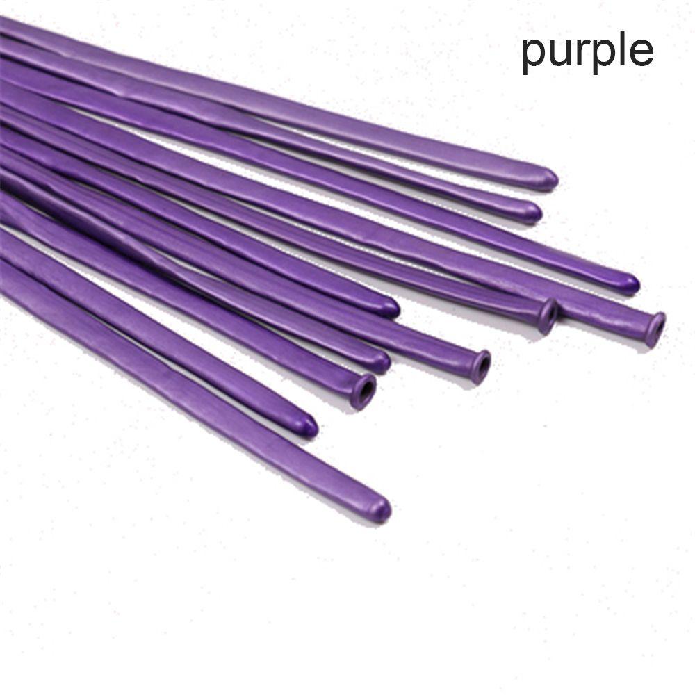10 шт. цветные латексные шарики для моделирования свадьбы, дня рождения, вечеринки, волшебные длинные шары, полоски для самостоятельного изготовления, металлизированные