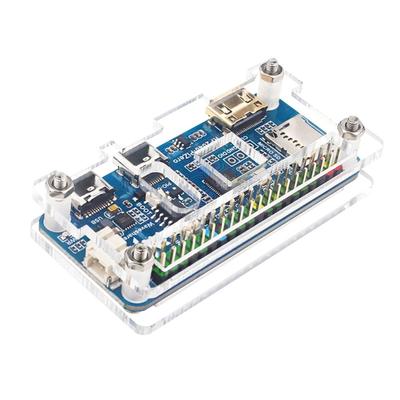 Портативный комплект разработчика на базе чипа RP2040 PiZero с прозрачным акриловым корпусом, возможность программирования разблокировки