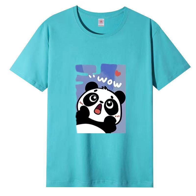 Женская летняя популярная футболка с короткими рукавами из хлопка, дышащая, свободная футболка с принтом, повседневная