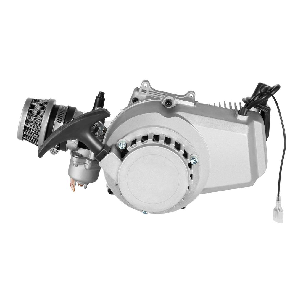 Комплект двигателя 49CC 2-тактный с ручным стартером для мини-питбайка, карманного квадроцикла, скутера