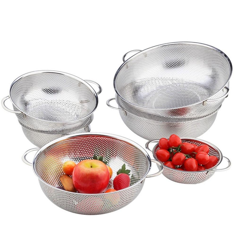Sieve Kitchen Tool Accessories Colander Basket Fruit Rice Vegetable Washing Basket Drain Basket