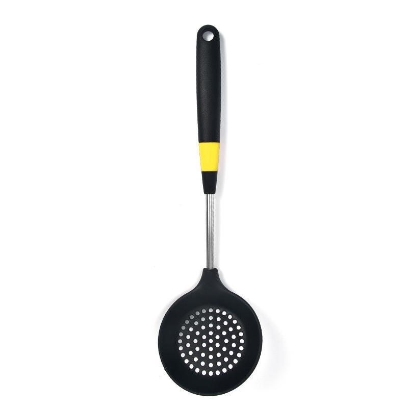 Набор силиконовой посуды с антипригарным покрытием: Жаропрочные лопатки, суповая ложка, лопатка для жарки, ложка для риса.