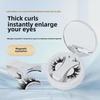 Reusable Magnetic False Eyelashes with No Glue Needed, Includes Integrated Removal Box