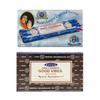 Satya Nag Champa & Good Vibes  Incense Sticks Agarbatti 1+1Combo(180 GM+180GM ) Box | 12 Packs of 15 Grams Each In a Box | Export Quality