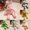 Lion Frog Panda Rabbit Duck Elephant Animal Plush Toy Stuffed Doll Decoration