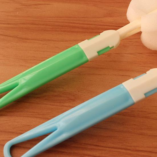 5Pcs Bottle Brush Sponge Cup Cleaner Detachable Long Handle Portable Cleaning Brush for Cups Glasses Water Bottles