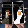 Чехол для телефона с рисунком Doubt Duck для Google Pixel 8 7 6 Pro 6A 5 4 5A 4A 3A XL 5G, силиконовый противоударный мягкий прозрачный чехол Fundas
