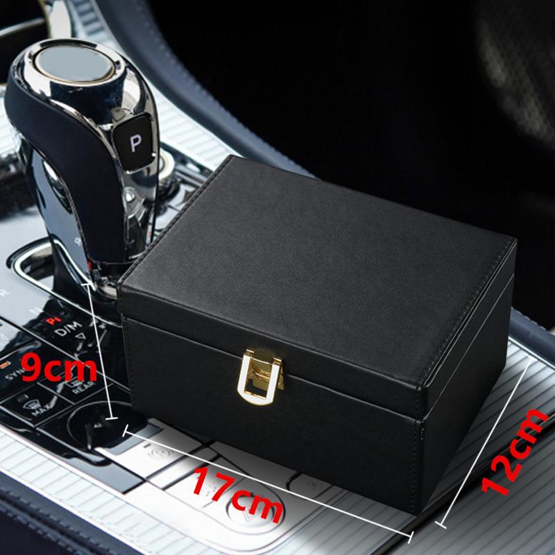 RFID Faraday Box Anti Theft Protector Shielding Cell Phone Car Keyless Signal Blocker Box Antimagnetic PU Storage Box Security