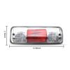 Brake Light Braking Lamp Rear Lantern Handy Installation High Brightness Upgraded Fittings Compact Size Truck Supplies