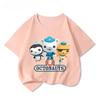 Potdemiel  New Summer Style Pure Cotton Childrens TShirts Octonauts Print Unisex Size Comfortable and Breathable