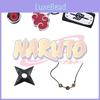 Набор ожерелий-колец в стиле Наруто, АБС-пластик, подарок для фаната аниме, персонажи)
