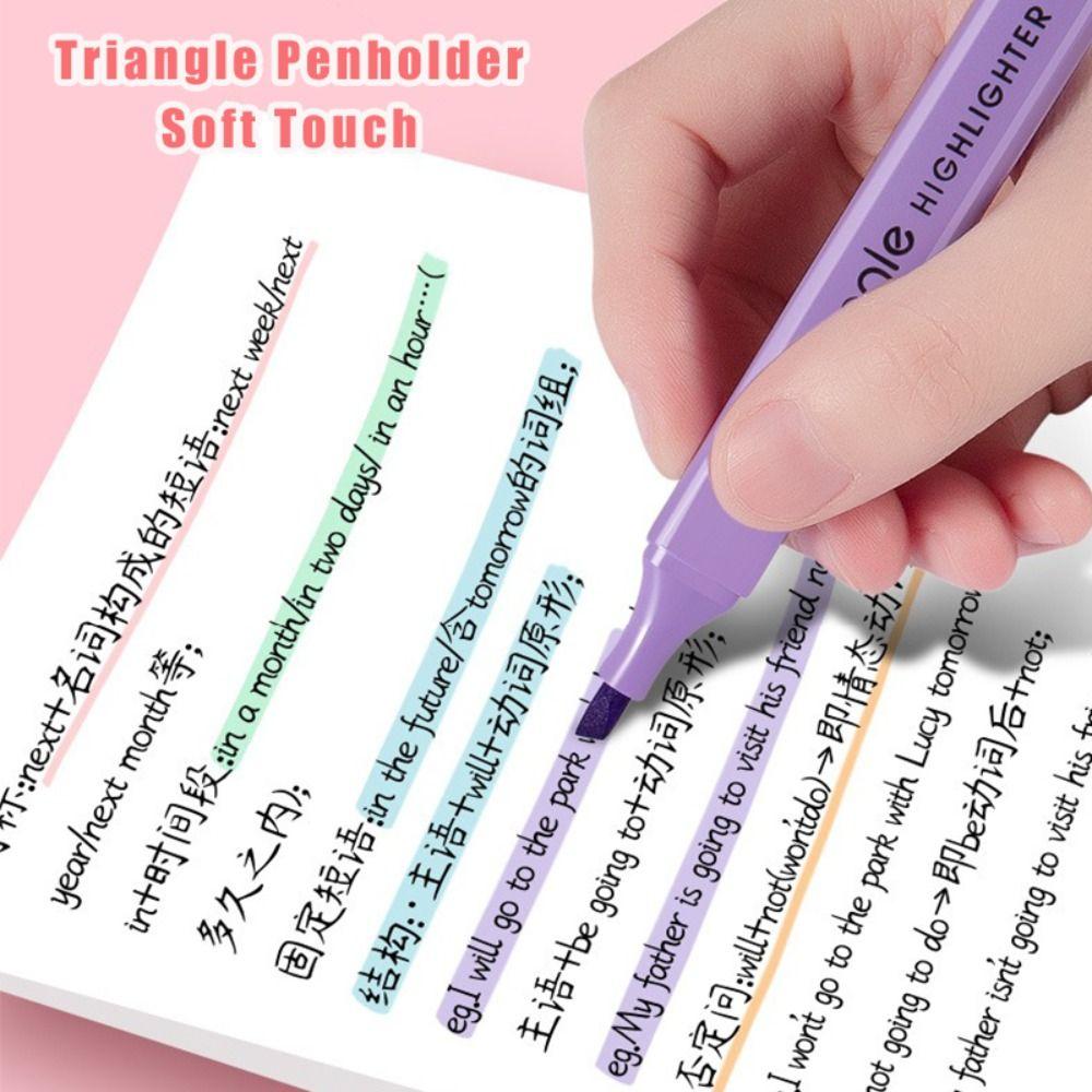 Morandi/Macaron Color Marker Pen Painting Graffiti DIY Scrapbook Pen Fluorescent Pen Student Gift