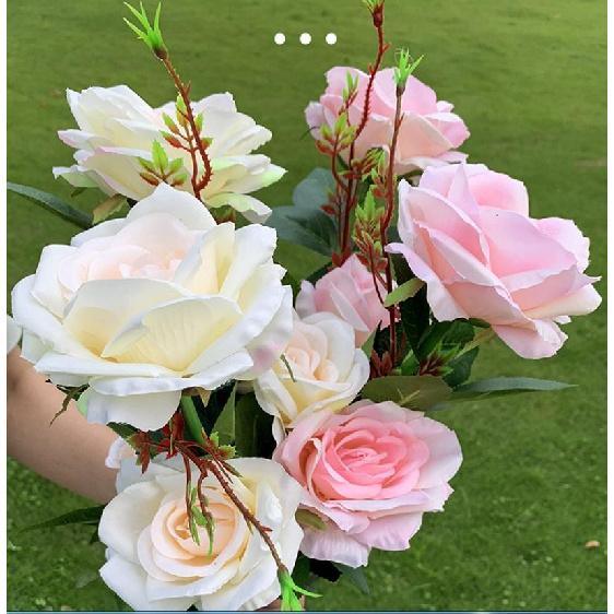 5-головный светодиодный солнечный светильник с имитацией розы, солнечный светодиодный светильник для сада, двора, лужайки, ночника, пейзажа