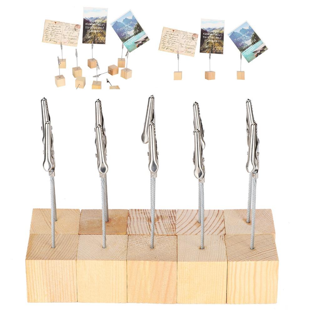 10 PCS Alligator Clip Note Clamp 11.5*2.5cm Table Cards Holder Clip Holder Note Clip Photo Display