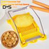 Potato Egg Slicer Easy Press Food Slicer Luncheon Meat Cutter with 14 Stainless Steel Wires Cheese Slicer for Soft Fruit Tofu Dragon Fruit