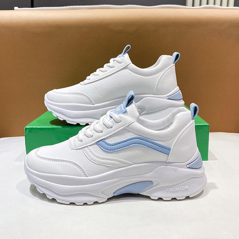 Fashion Women Sneakers New Fashion Comfortable Breathable Walking Shoes White Woman Casual Shoes Female Platform Shoes Zapatos De Mujer