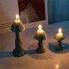 Cute Mushroom Silicone Candle Mold Plant Shape Handmade DIY Aromatherapy Resin Plaster Art Ornaments Baking Mold Home Decor