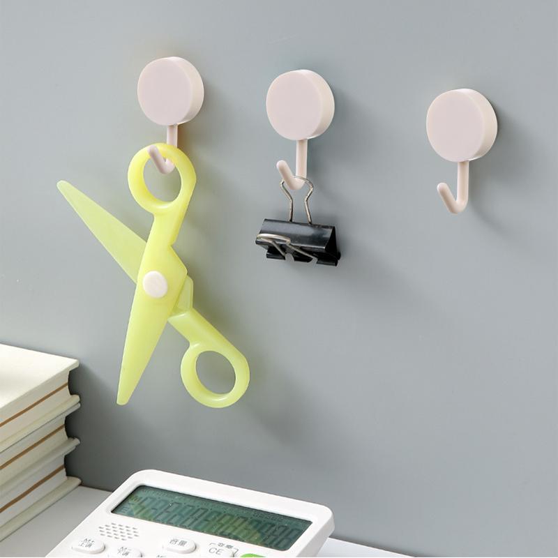 5 шт. Крючки Прочные Самоклеящиеся Настенные Подвесные Крючки Кухонные Креативные Милые Крючки Без следов Без пробивания Отверстий Дверные Крючки для Хранения в Ванной Комнате