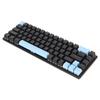 Игровая клавиатура USB 68 клавиш Синие переключатели N-key rollover 10 режимов RGB-подсветки Проводная клавиатура для настольного ПК, ноутбука Черный Синий