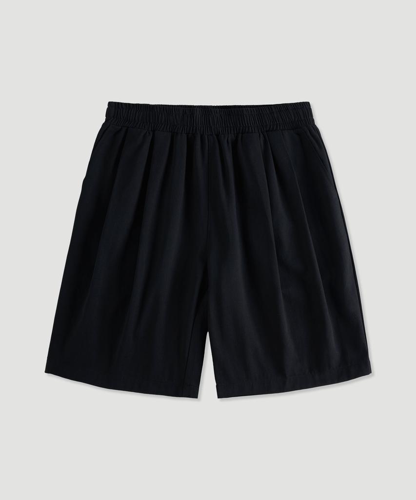 UNTAPPED STUDIO [2Pack] Bermuda Cotton Double-Pleated Wide Half Shorts 3 Colors