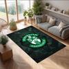 Hibernian FC Футбол Футбольный Узор Мягкий Ковер Зональный Нескользящий Ковер для Пола в Помещении Спортивный Декоративный Коврик для Спальни