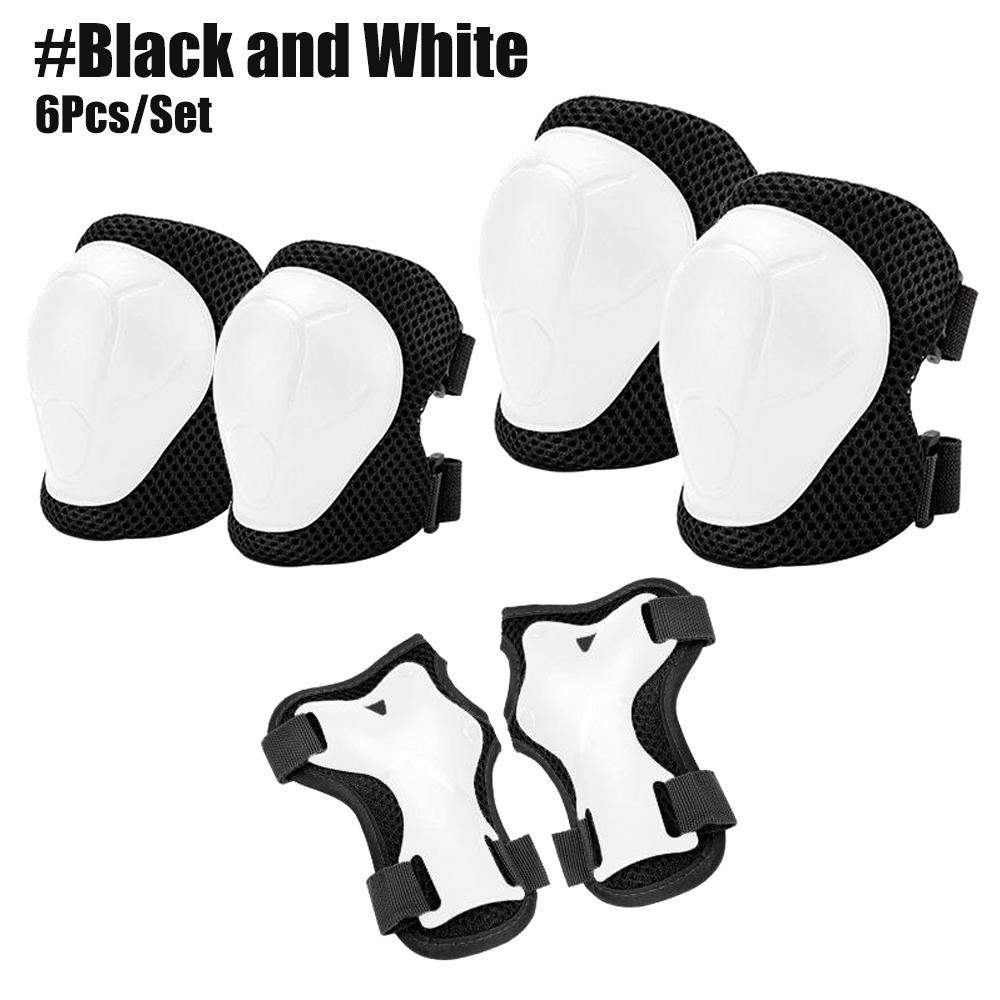 6 шт./компл., детские наколенники, налокотники для детей от 3 до 7 лет, комплект защитного снаряжения 6 в 1 с защитой запястья для скутера