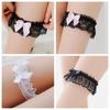 1pcs Cosplay Bowknot Lace Sexy Fashion Bride Thigh Ring Bridal Leg Garter Leg Ring Garter