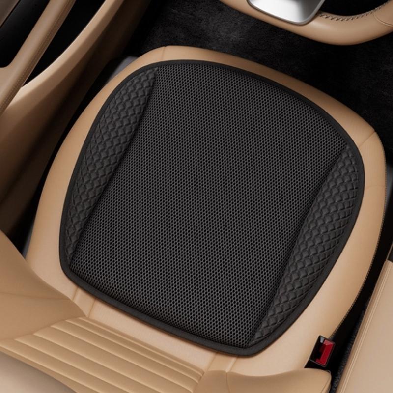 Car Seat Coolers Pad 5 Strong Fans 15 Second Rapid Cooling Vehicle Seat Coolers for Drivers Passenger Homes Office Use