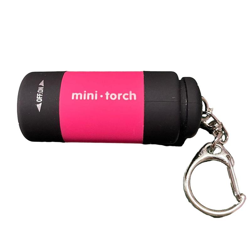 Супер Яркий Мини Фонарик USB Перезаряжаемый Карманный Брелок Маленький Фонарик