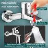 Bathroom Pressurized Shower Faucet Mixer Valve Cold and Hot Water Tap for Bathtub Anti-Leak Design Durable Bathroom Tap