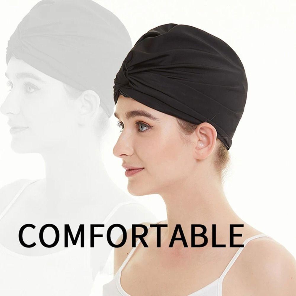 Free Size Swimming Caps High Elastic Women Swimm Hat Bathing Caps Swimming Hat  Swim Pool