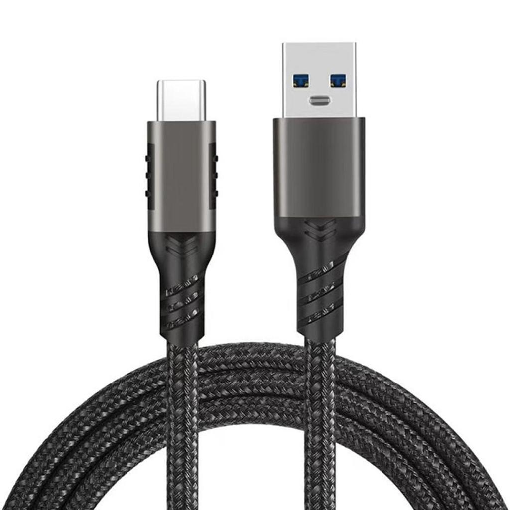 USB 3.2 Кабель с передачей данных 10 Гбит/с, USB A на USB Type-C, 60 Вт Power Delivery, Совместимость с Quick Charge 3.0