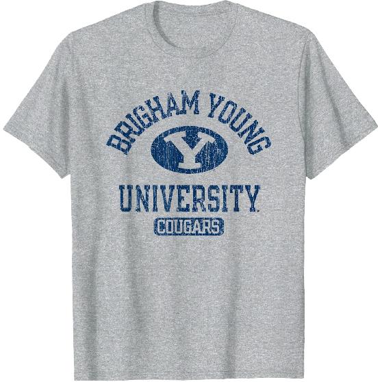 Винтажная футболка Elite Authentics BYU Cougars, Белая, Маленькая