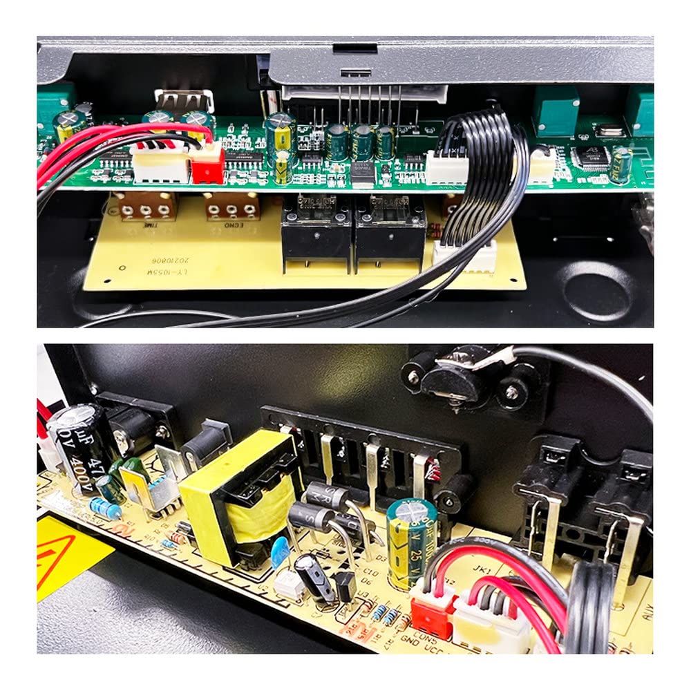 Lifepower Digital Amplifier Audio Amplifier Maximum Output 600W USB Memory Hifi Stereo with Microphone Terminal 70W+70W 6.5mm