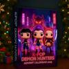 Kpop Demon Hunters Календарь ожидания K Pop Demon Hunters Акриловые фигурки 2D фигурки Плоские фигурки Фигурки
