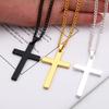 Stainless Steel Cross Men's Necklace Titanium Steel Pendant Jewelry Necklace