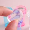 New Nail Design for French Tips Jelly Transparent Nail Stamper Scraper Set Silicone