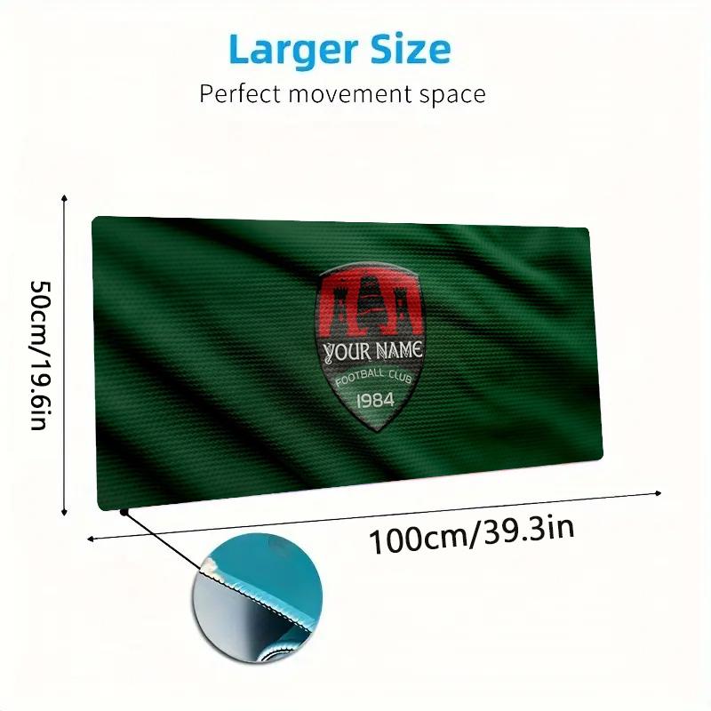 Cork City F Custom Name Large Size Mouse Pad Large Gaming Table Cushion Non-slip Laptop Tablet Big Mousepad XXL Mat Mini PC Playmat With Lock edge