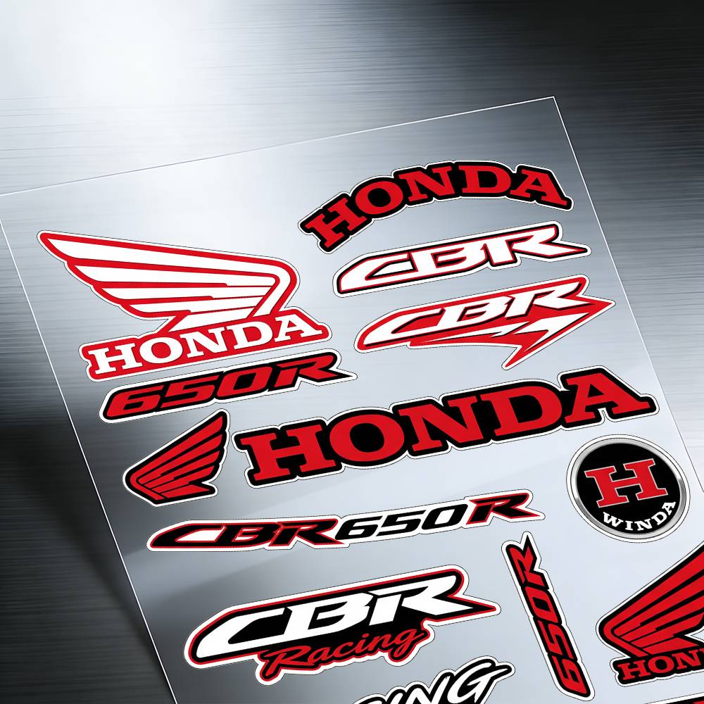 ДЛЯ HONDA CBR650R Светоотражающие наклейки на мотоцикл, 3M предупреждение о безопасности ночью в темноте шлемы для скутера TP6