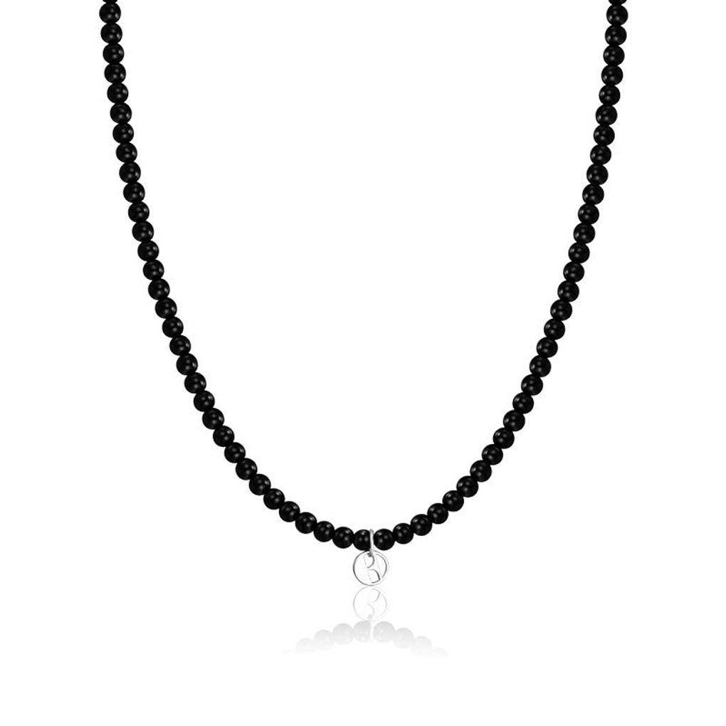 [ELLE Jewelry] Ожерелье с камнем черный оникс ELBRNN228