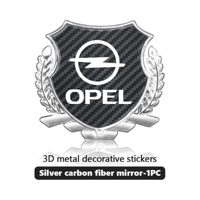 AAAYR1 Car Emblem 3D Alloy Badge Sticker Auto Window Decoration Decal Accessories For Opel Insignia Astra G J F K Vectra C H Corsa C B