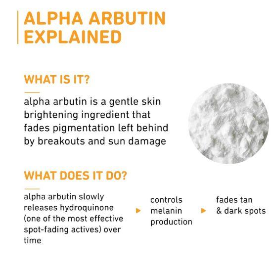 Plum Сыворотка для лица с 2% альфа-арбутином и гиалуроновой кислотой | Осветляет кожу | Контролирует выработку меланина | 100% веганский продукт | 10 мл