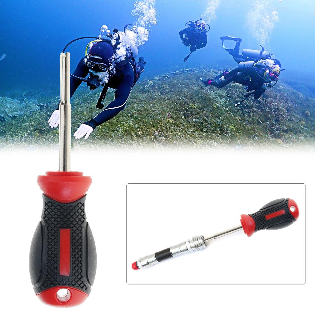 Diving Valve Stem Remover Portable Regulator Equipment Repair Tool Scuba Diving Stainless Steel Valve Stem Wrench Tools