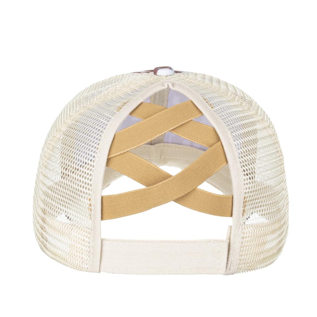 Весна и лето новинка Flame Cross эластичная сетка конский хвост бейсболка кепка кепка солнцезащитная шляпа солнцезащитная шляпа