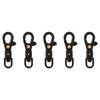 5pcs Bag Outdoor Tactics 360 Degree Swivel Mini Keychain Carabiner Clip Hanging Buckle Hook